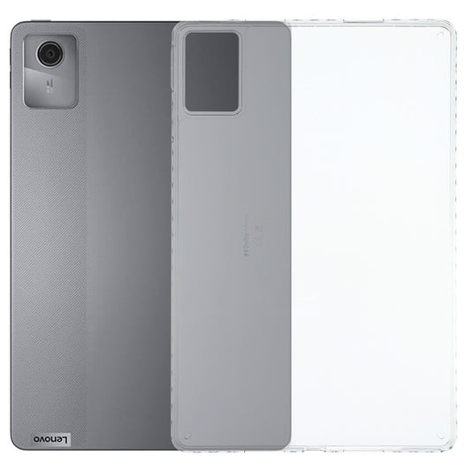 For Lenovo Xiaoxin Pad 11 2025 / Idea Tab Case Flexible TPU + Acrylic Tablet Shockproof Protective Cover - Transparent