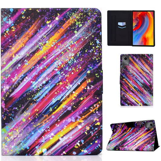 For Lenovo Xiaoxin Pad 11 2025 Case Stand Pattern Printed Leather Cover - Shooting Star