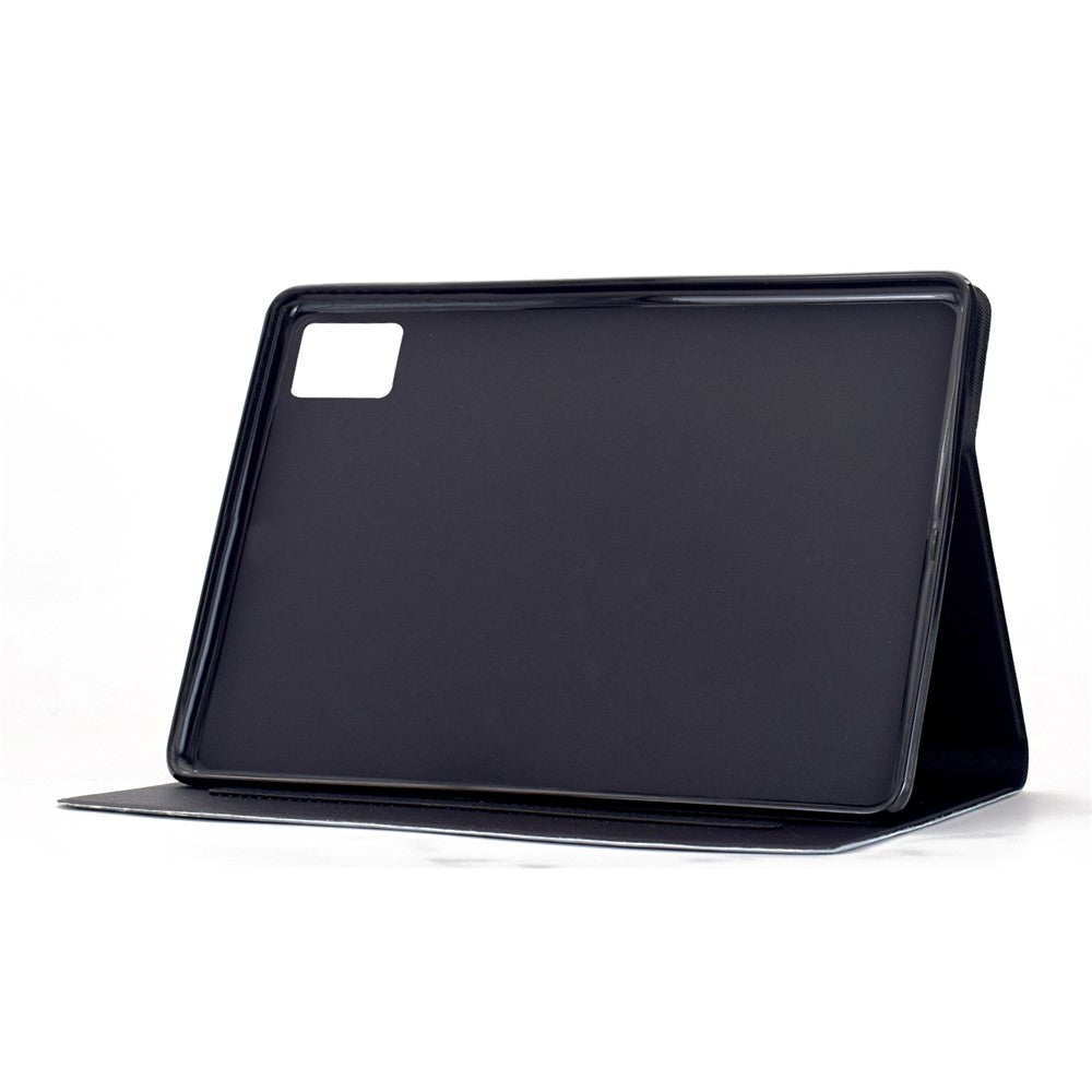 For Lenovo Xiaoxin Pad 11 2025 Case Card Holder Pattern Print Leather Cover - Nebula