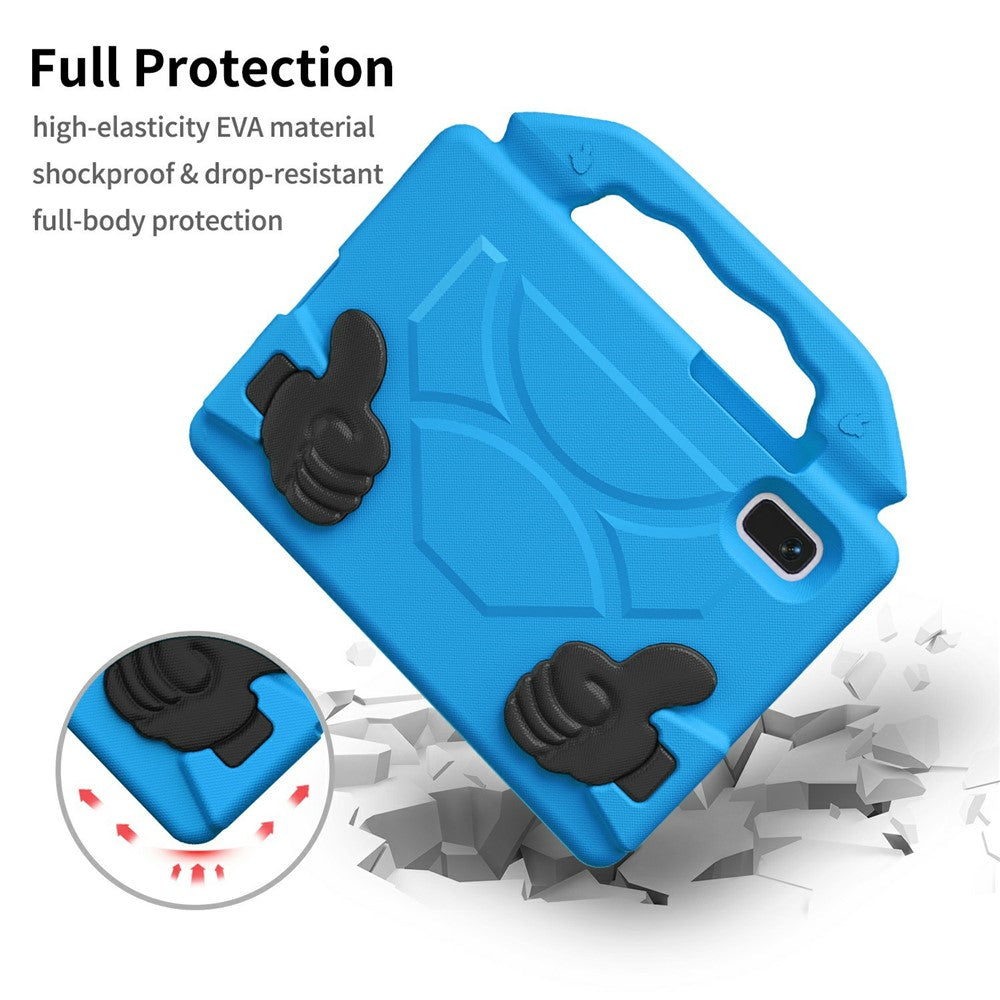 For Lenovo Tab M9 Case Ultra-Soft EVA Thumb Kickstand Tablet Cover - Blue