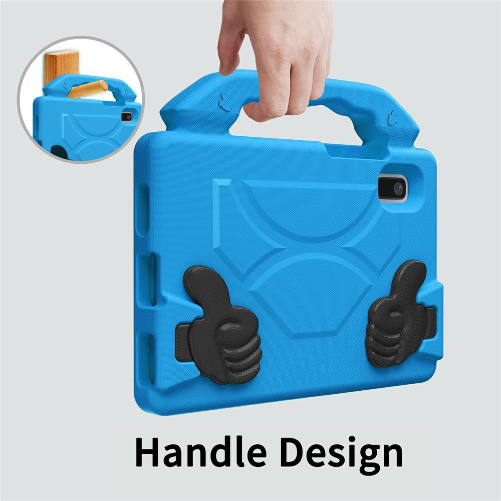 For Lenovo Tab M9 Case Ultra-Soft EVA Thumb Kickstand Tablet Cover - Blue