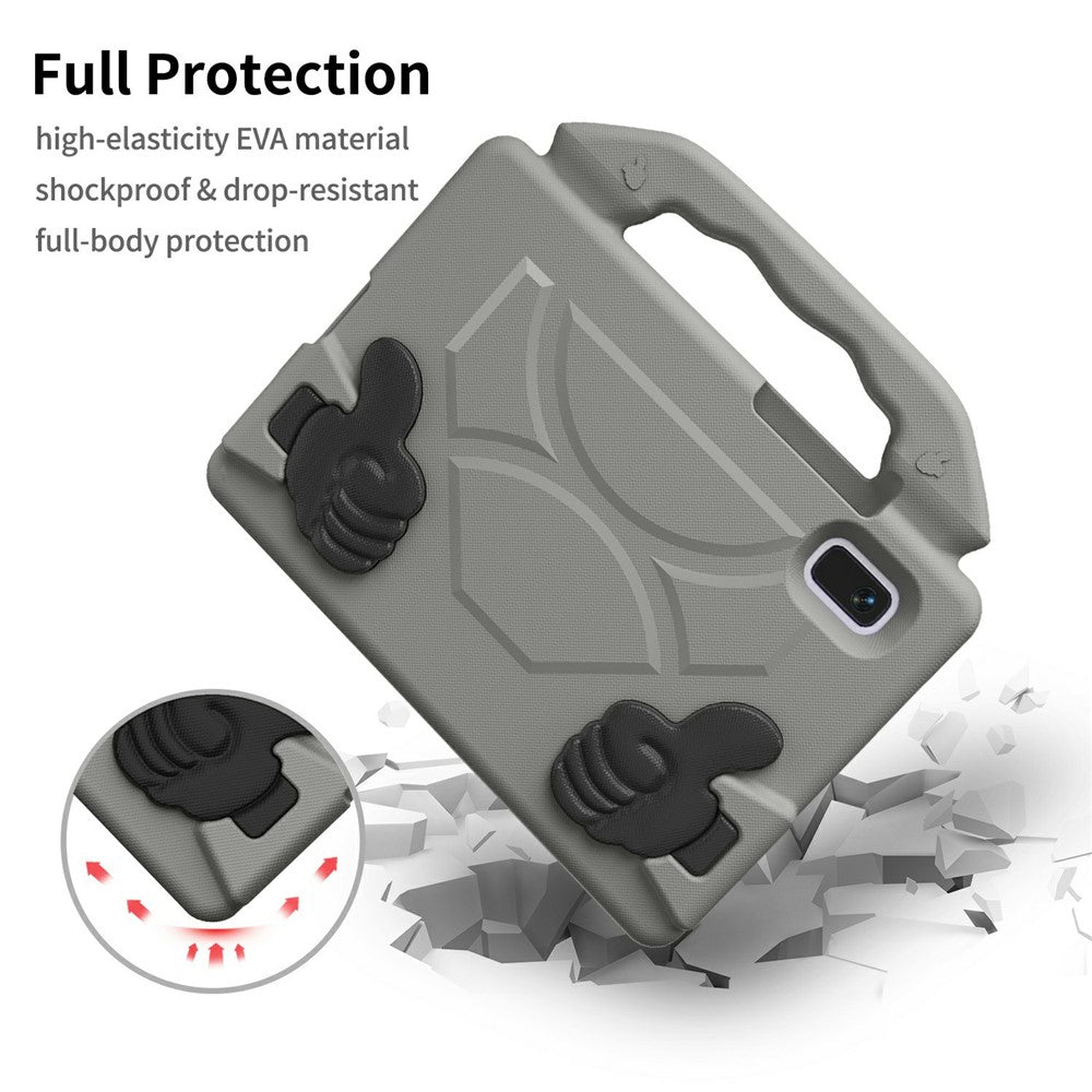 For Lenovo Tab M9 Case Ultra-Soft EVA Thumb Kickstand Tablet Cover - Grey