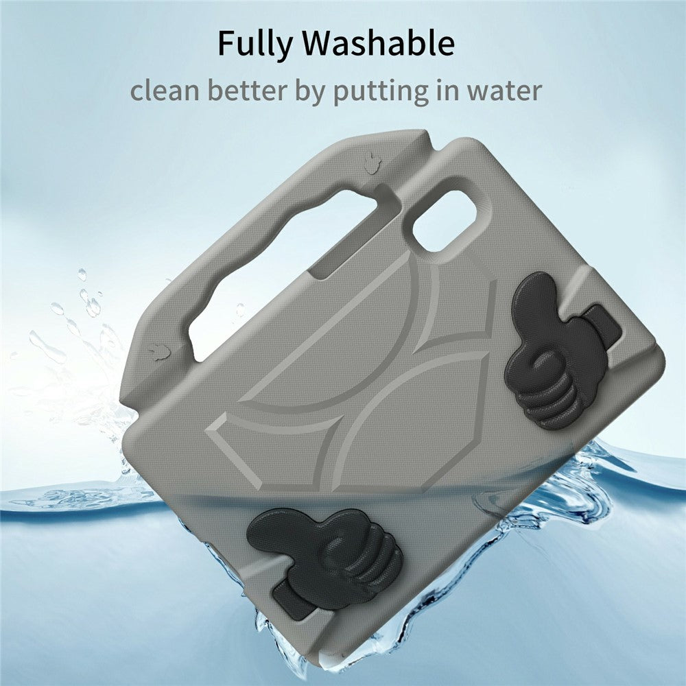 For Lenovo Tab M9 Case Ultra-Soft EVA Thumb Kickstand Tablet Cover - Grey