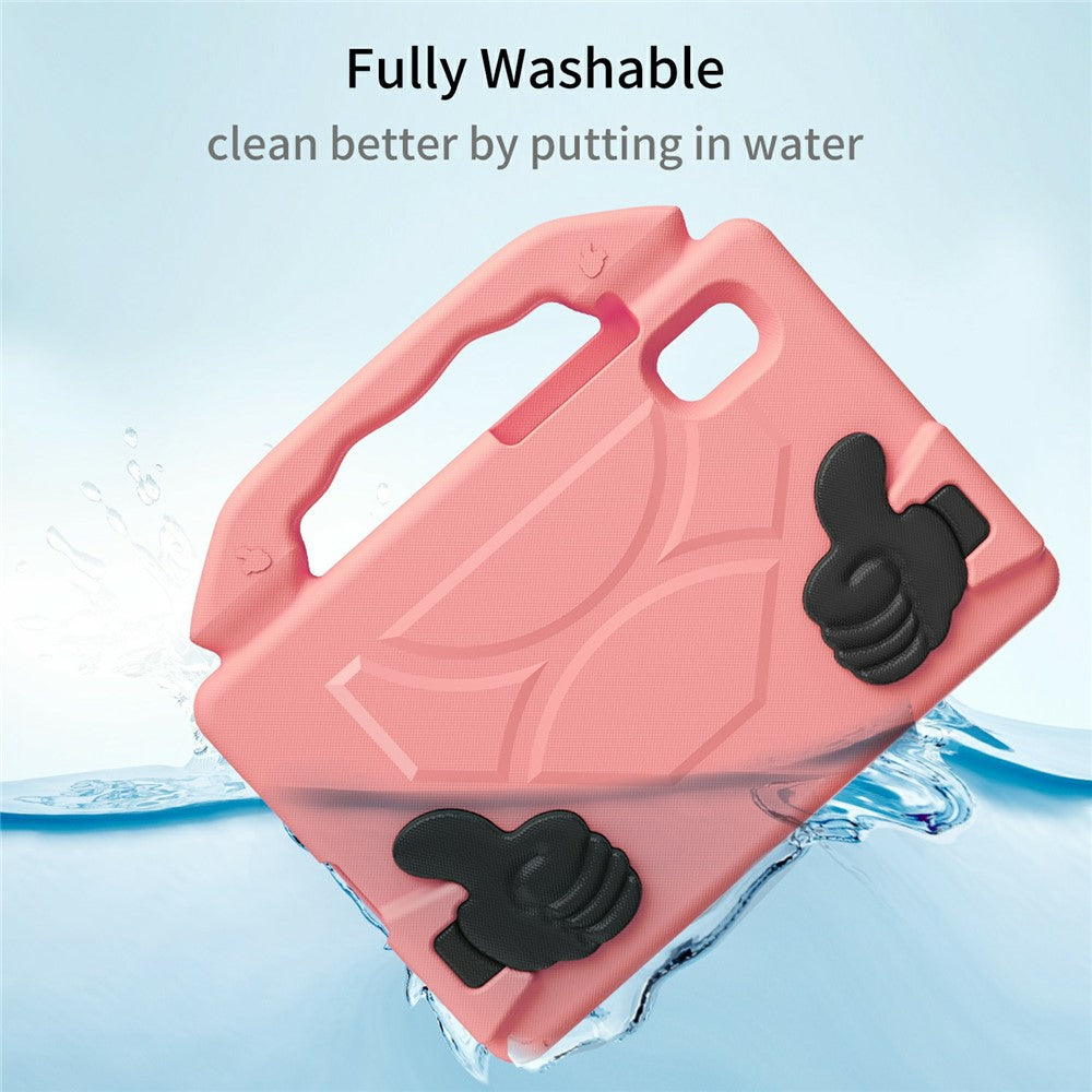 For Lenovo Tab M9 Case Ultra-Soft EVA Thumb Kickstand Tablet Cover - Deep Pink