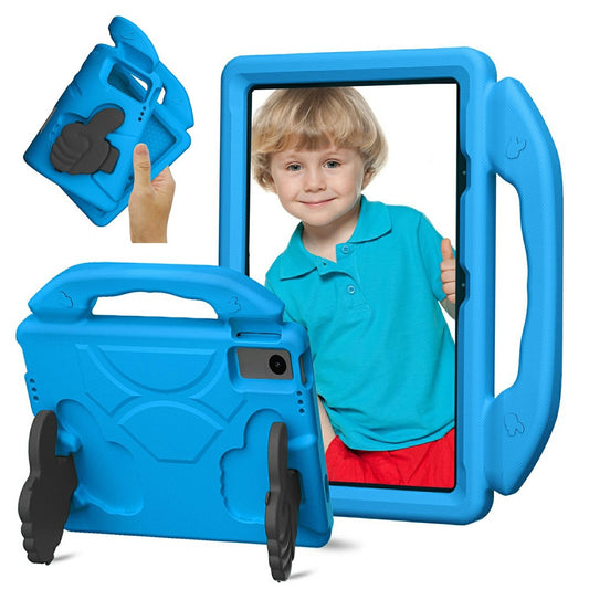 Ultra-Soft EVA Case For Lenovo Tab M10 Plus (3rd Gen)  /  Tab M10 5G  /  K10 Pro  /  Xiaomi Redmi Pad Thumb Kickstand Tablet Cover - Blue