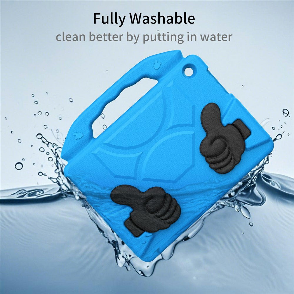 For Lenovo Tab M10 TB-X605F  /  TB-X505 Case Ultra-Soft EVA Thumb Kickstand Tablet Cover - Blue