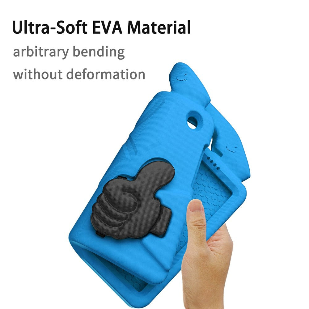 For Lenovo Tab M10 TB-X605F  /  TB-X505 Case Ultra-Soft EVA Thumb Kickstand Tablet Cover - Blue