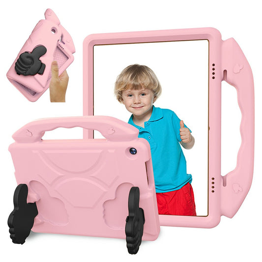 For Lenovo Tab M10 TB-X605F  /  TB-X505 Case Ultra-Soft EVA Thumb Kickstand Tablet Cover - Pink