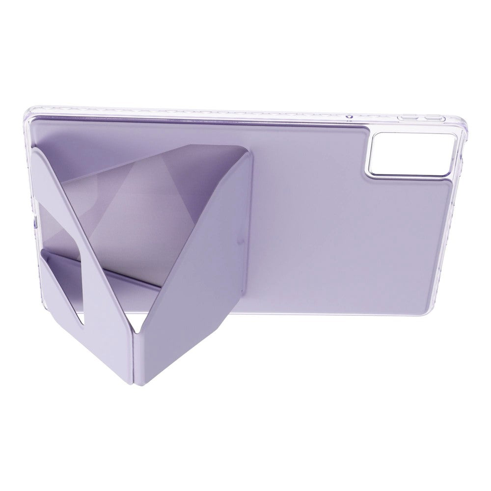 For Lenovo Xiaoxin Pad 11 2025  /  Idea Tab (TB336ZU  /  TB336FU) Case TPU PU Leather Kickstand Tablet Cover - Purple