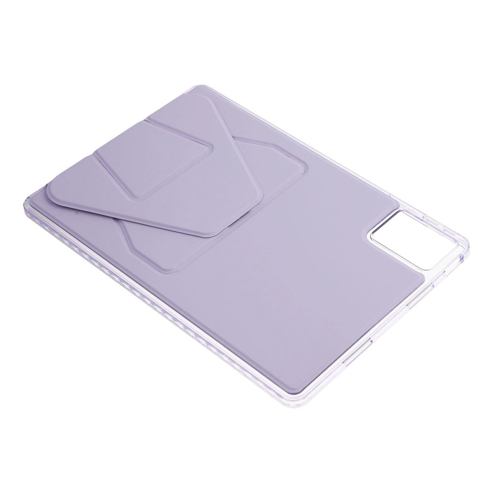 For Lenovo Xiaoxin Pad 11 2025  /  Idea Tab (TB336ZU  /  TB336FU) Case TPU PU Leather Kickstand Tablet Cover - Purple
