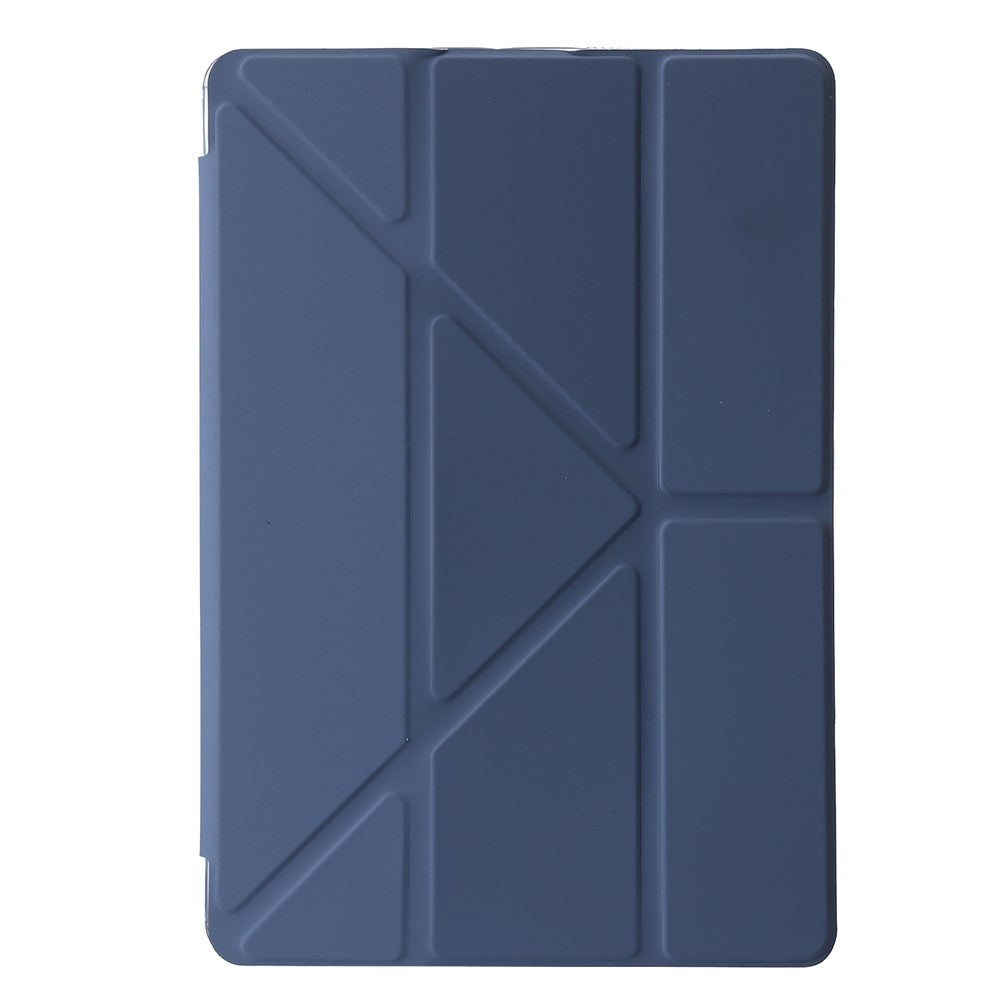 For Lenovo Xiaoxin Pad 11 2025 / Idea Tab (TB336ZU / TB336FU) Case PU Leather Origami Stand Clear Tablet Cover - Lavender Purple