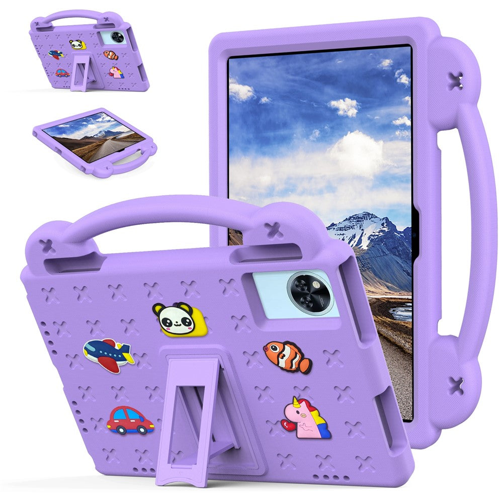 Kids EVA Tablet Case For Lenovo Xiaoxin Pad 2025  /  Tab M11  /  Doogee U11  /  U11 Pro  /  Tab G6  /  G6+  /  Infinix Xpad 20  /  Blackview Tab 9 WiFi - Purple