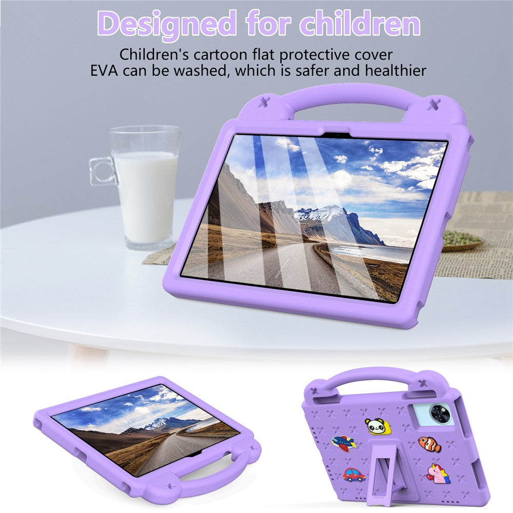 Kids EVA Tablet Case For Lenovo Xiaoxin Pad 2025  /  Tab M11  /  Doogee U11  /  U11 Pro  /  Tab G6  /  G6+  /  Infinix Xpad 20  /  Blackview Tab 9 WiFi - Purple