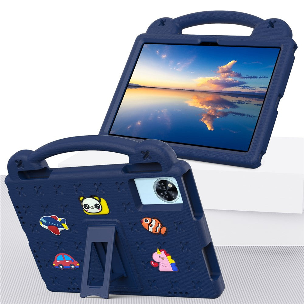 Kids EVA Tablet Case For Lenovo Xiaoxin Pad 2025  /  Tab M11  /  Doogee U11  /  U11 Pro  /  Tab G6  /  G6+  /  Infinix Xpad 20  /  Blackview Tab 9 WiFi - Navy Blue