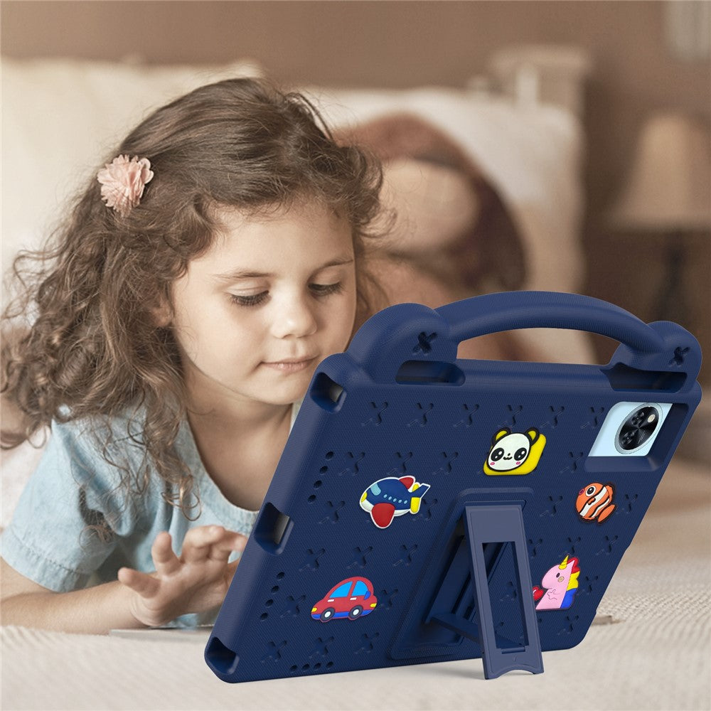 Kids EVA Tablet Case For Lenovo Xiaoxin Pad 2025  /  Tab M11  /  Doogee U11  /  U11 Pro  /  Tab G6  /  G6+  /  Infinix Xpad 20  /  Blackview Tab 9 WiFi - Navy Blue