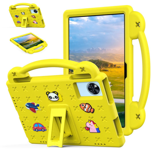 Kids EVA Tablet Case For Lenovo Xiaoxin Pad 2025  /  Tab M11  /  Doogee U11  /  U11 Pro  /  Tab G6  /  G6+  /  Infinix Xpad 20  /  Blackview Tab 9 WiFi - Yellow