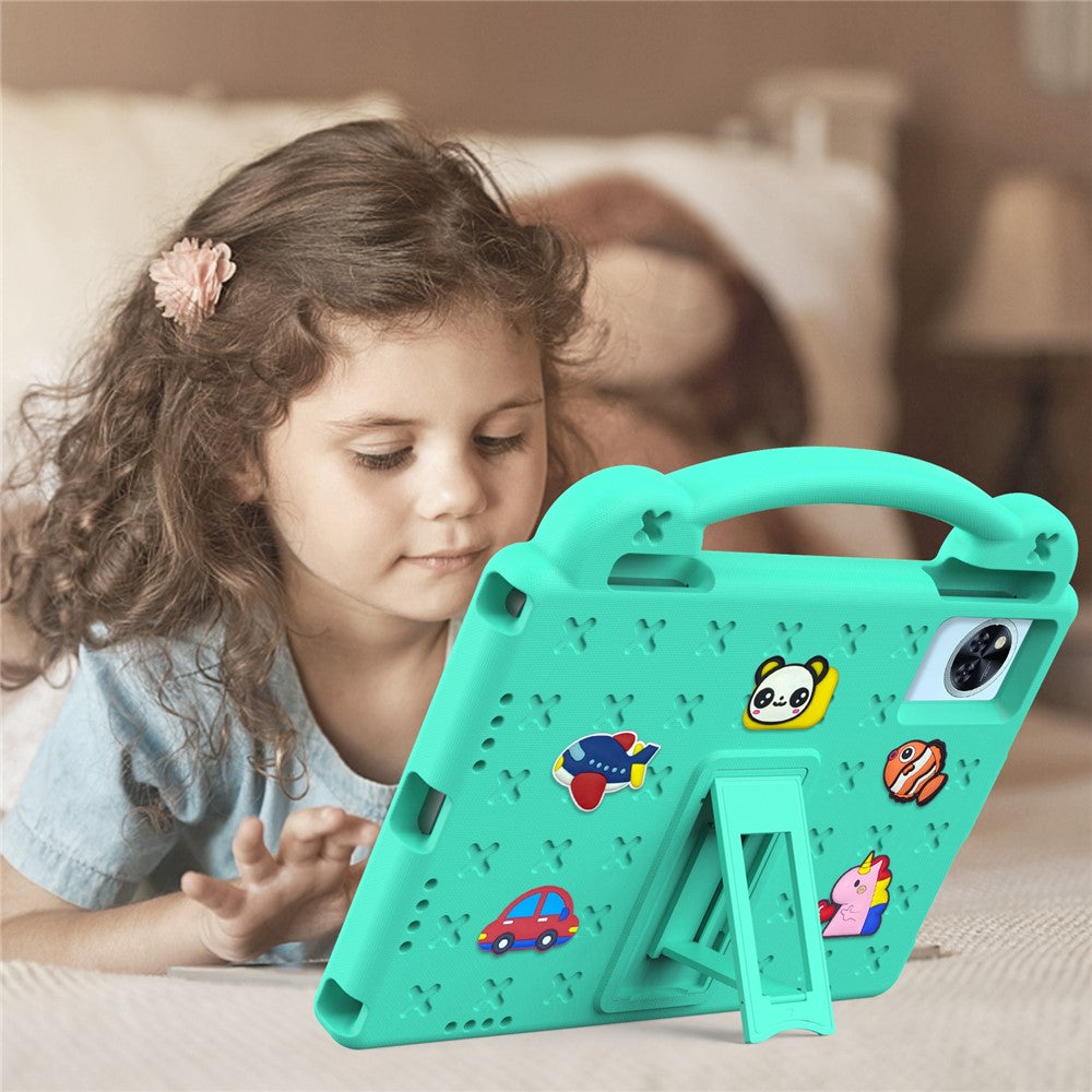 Kids EVA Tablet Case For Lenovo Xiaoxin Pad 2025  /  Tab M11  /  Doogee U11  /  U11 Pro  /  Tab G6  /  G6+  /  Infinix Xpad 20  /  Blackview Tab 9 WiFi - Green
