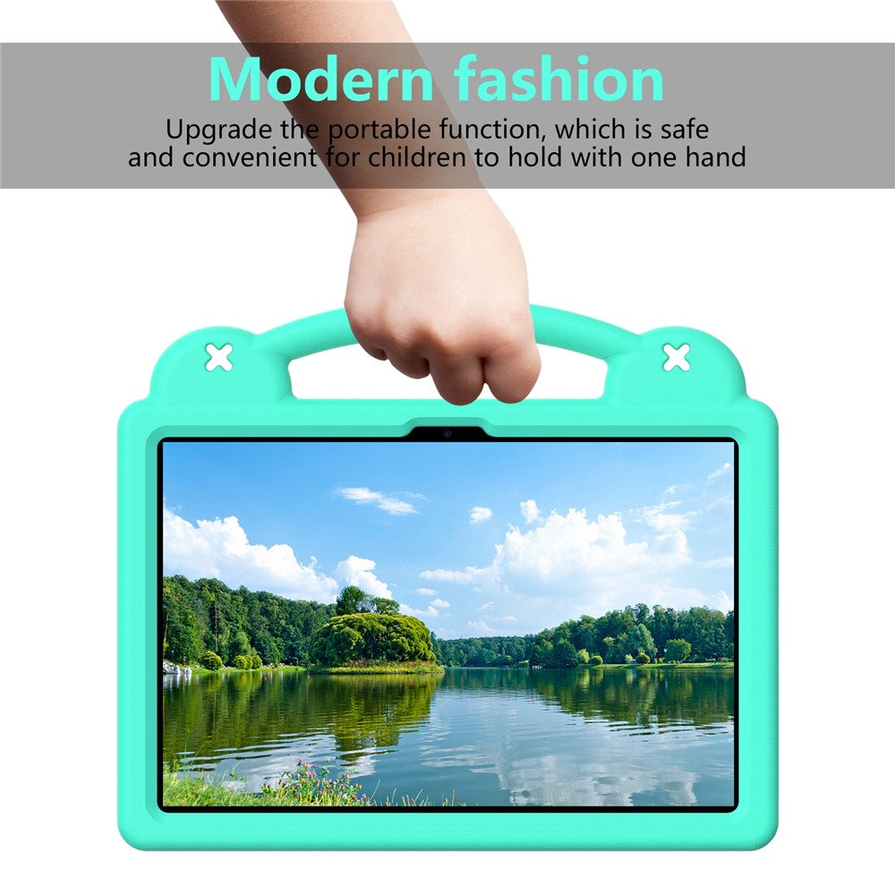 Kids EVA Tablet Case For Lenovo Xiaoxin Pad 2025  /  Tab M11  /  Doogee U11  /  U11 Pro  /  Tab G6  /  G6+  /  Infinix Xpad 20  /  Blackview Tab 9 WiFi - Green