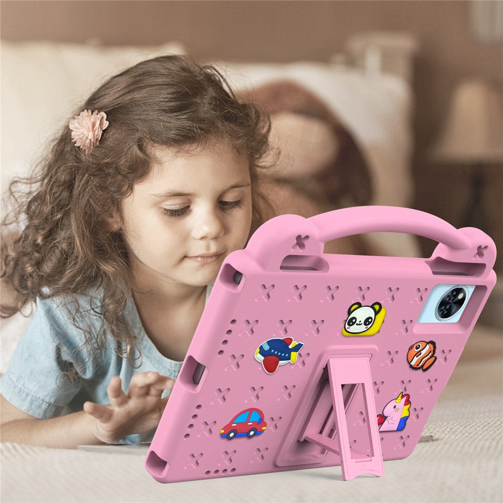 Kids EVA Tablet Case For Lenovo Xiaoxin Pad 2025  /  Tab M11  /  Doogee U11  /  U11 Pro  /  Tab G6  /  G6+  /  Infinix Xpad 20  /  Blackview Tab 9 WiFi - Pink
