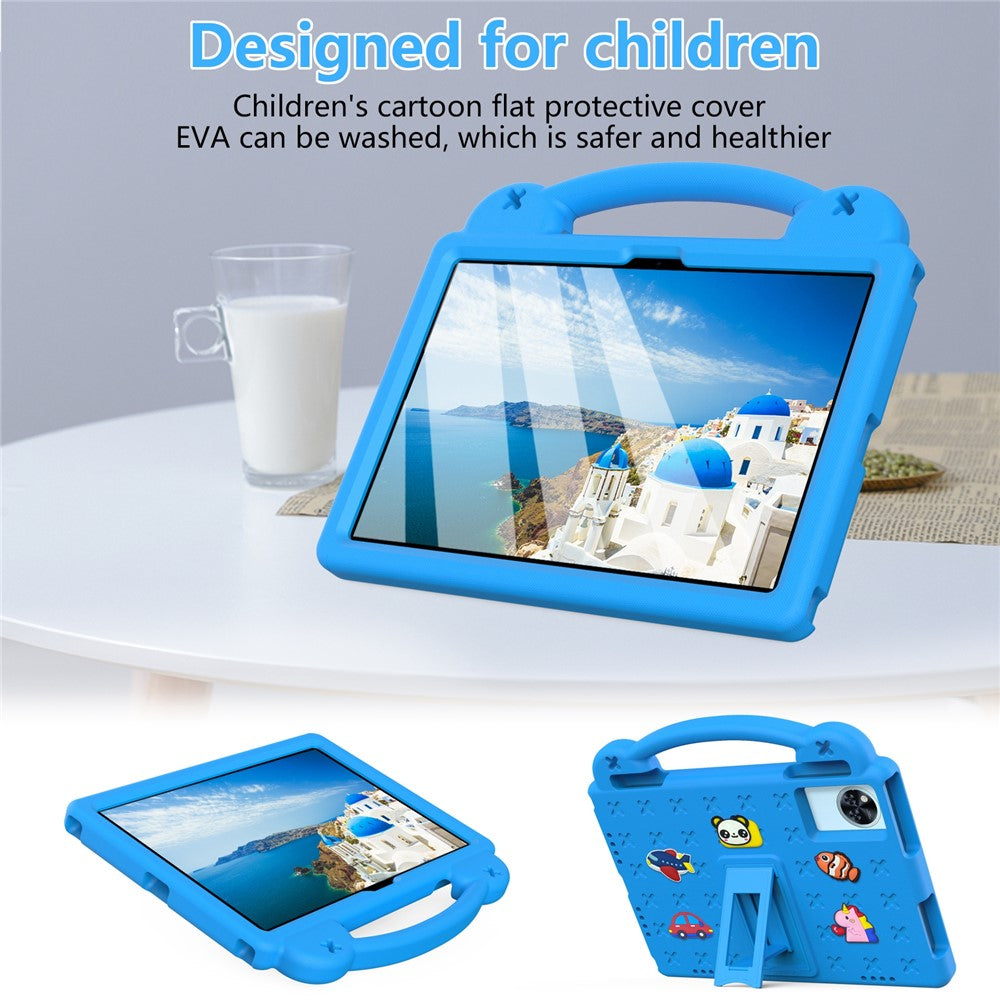 Kids EVA Tablet Case For Lenovo Xiaoxin Pad 2025  /  Tab M11  /  Doogee U11  /  U11 Pro  /  Tab G6  /  G6+  /  Infinix Xpad 20  /  Blackview Tab 9 WiFi - Sky Blue