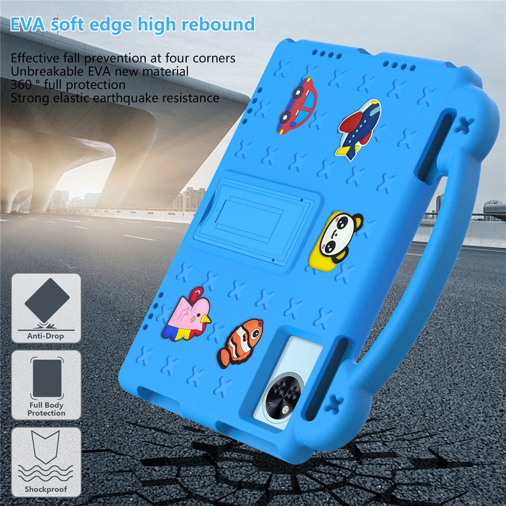 Kids EVA Tablet Case For Lenovo Xiaoxin Pad 2025  /  Tab M11  /  Doogee U11  /  U11 Pro  /  Tab G6  /  G6+  /  Infinix Xpad 20  /  Blackview Tab 9 WiFi - Sky Blue