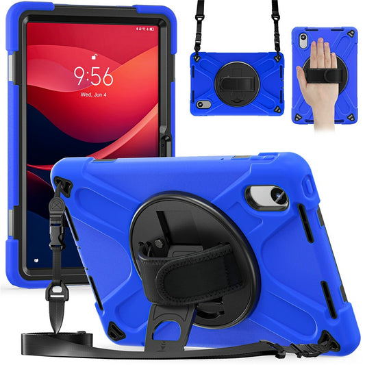 Kickstand Case for Lenovo Pad 11 2025 TB-335FC / 2024 / Tab K11 Gen 2 TB336 / K11 TB-330XU / P11 Gen 2 / M11 TB-330FU 331FC / Zhaoyang K10 with Strap - Blue