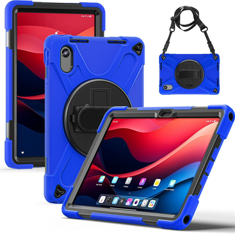 Kickstand Case for Lenovo Pad 11 2025 TB-335FC / 2024 / Tab K11 Gen 2 TB336 / K11 TB-330XU / P11 Gen 2 / M11 TB-330FU 331FC / Zhaoyang K10 with Strap - Blue