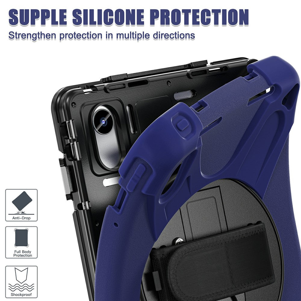 Kickstand Case for Lenovo Pad 11 2025 TB-335FC / 2024 / Tab K11 Gen 2 TB336 / K11 TB-330XU / P11 Gen 2 / M11 TB-330FU 331FC / Zhaoyang K10 Cover - Navy Blue
