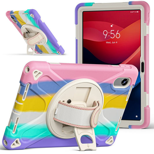 Kickstand Case for Lenovo Pad 11 2025 TB-335FC / 2024 / Tab K11 Gen 2 TB336 / K11 TB-330XU / P11 Gen 2 / M11 TB-330FU 331FC / Zhaoyang K10 Cover - Colorful Pink