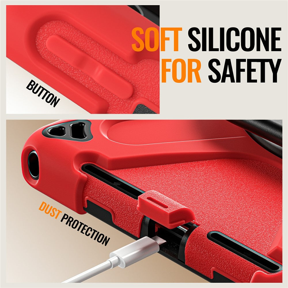 Kickstand Case for Lenovo Pad 11 2025 TB-335FC / 2024 / Tab K11 Gen 2 TB336 / K11 TB-330XU / P11 Gen 2 / M11 TB-330FU 331FC Tablet Cover - Red