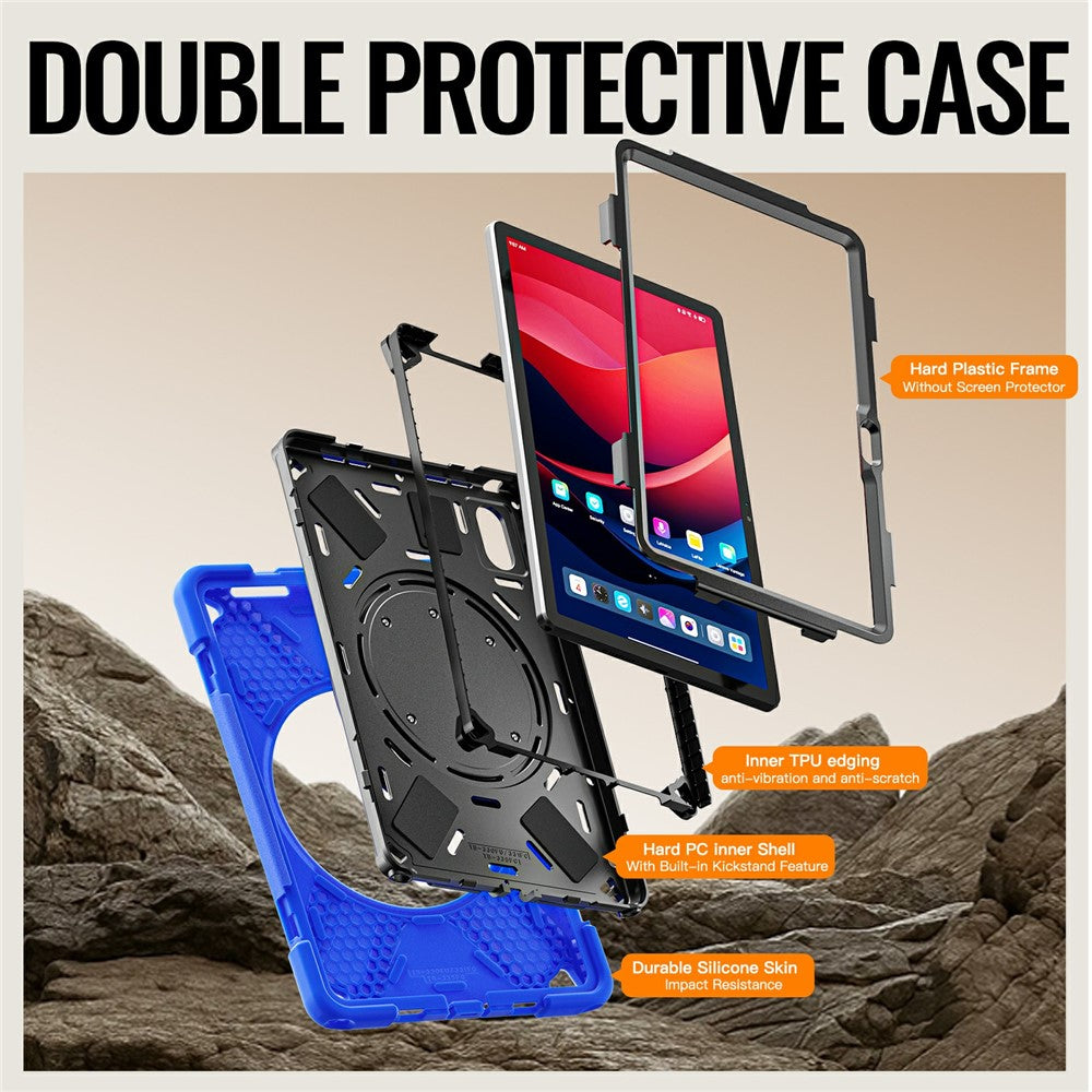 Kickstand Case for Lenovo Pad 11 2025 TB-335FC / 2024 / Tab K11 Gen 2 TB336 / K11 TB-330XU / P11 Gen 2 / M11 TB-330FU 331FC Tablet Cover - Blue