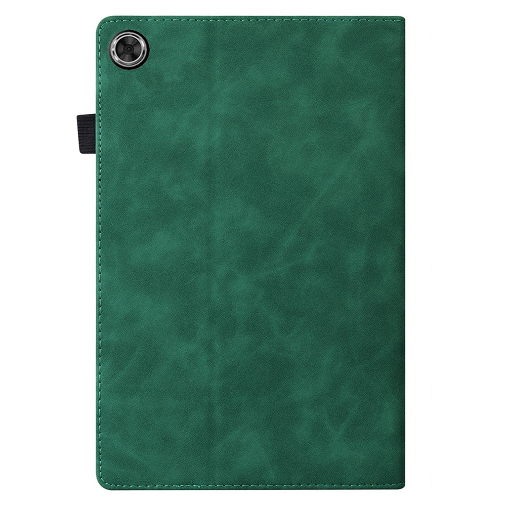 For Lenovo K9 / Tab One Case PU Leather Protective Folio Tablet Cover with Card Holder - Green