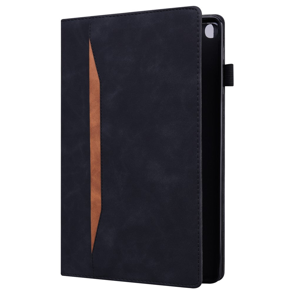 For Lenovo K9 / Tab One Case PU Leather Protective Folio Tablet Cover with Card Holder - Black
