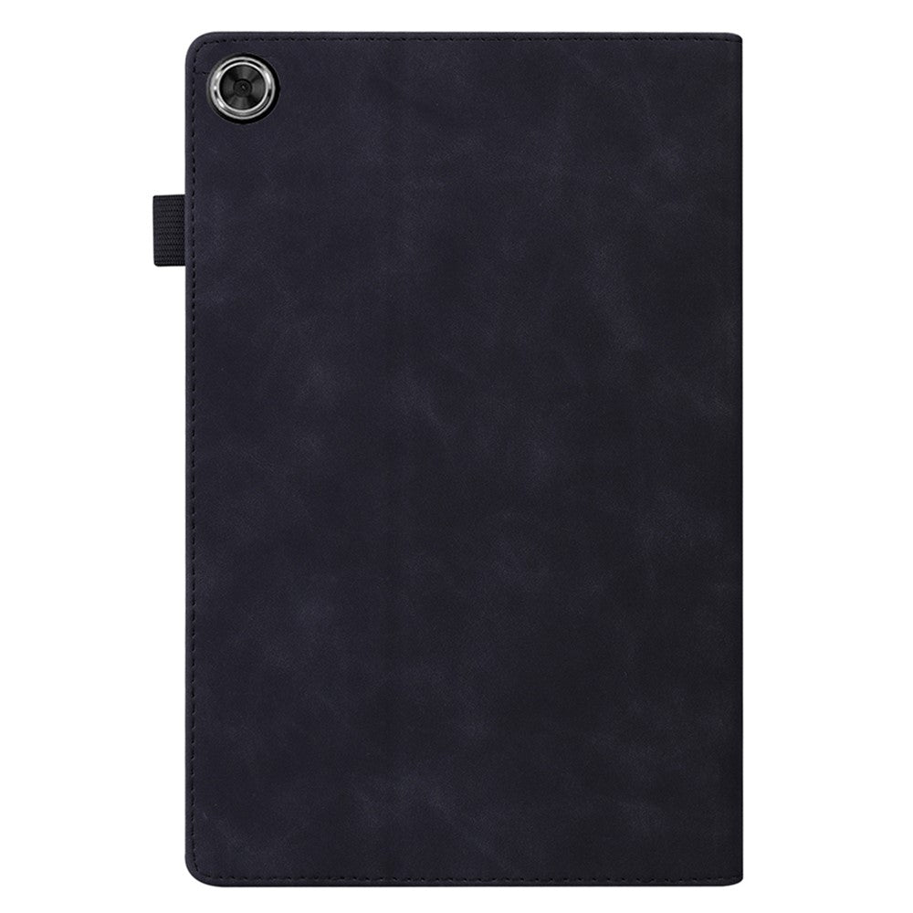 For Lenovo K9 / Tab One Case PU Leather Protective Folio Tablet Cover with Card Holder - Black