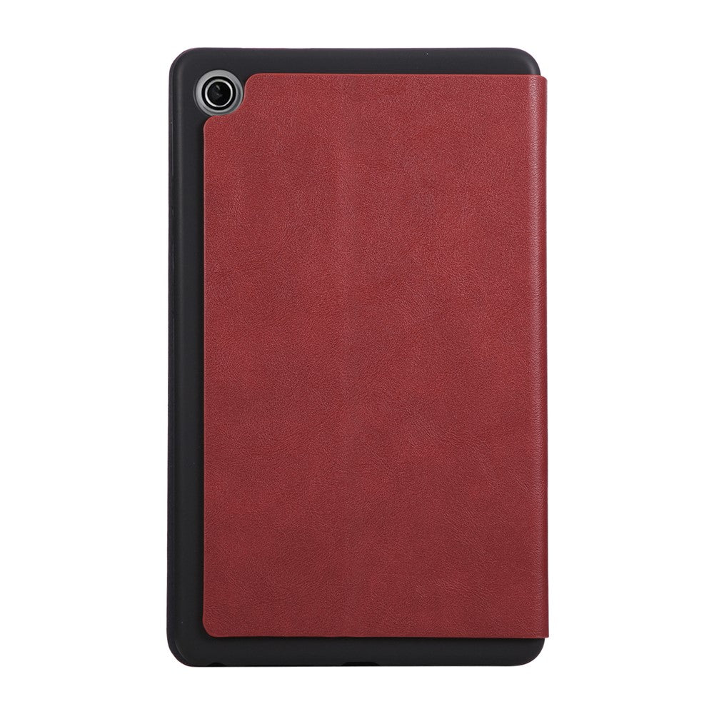 For Lenovo Tab K9 / Tab One Shockproof Case PU Leather Tablet Cover with Stand - Red