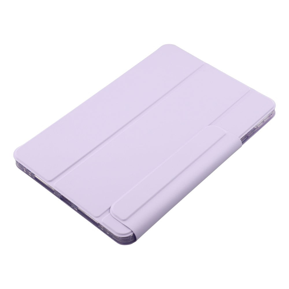 For Lenovo Idea Tab (TB336ZU  /  TB336FU)  /  Xiaoxin Pad 11 2025 Case Folding Stand Magnetic Leather Tablet Cover - Purple