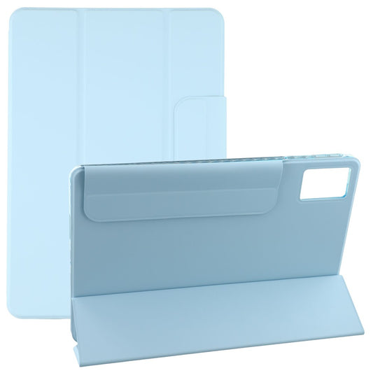 For Lenovo Idea Tab (TB336ZU  /  TB336FU)  /  Xiaoxin Pad 11 2025 Case Folding Stand Magnetic Leather Tablet Cover - Baby Blue
