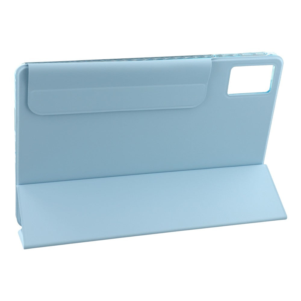 For Lenovo Idea Tab (TB336ZU  /  TB336FU)  /  Xiaoxin Pad 11 2025 Case Folding Stand Magnetic Leather Tablet Cover - Baby Blue