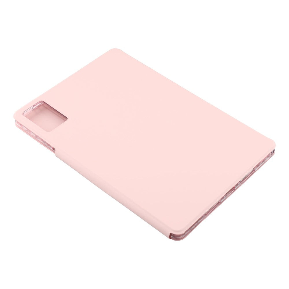 For Lenovo Idea Tab (TB336ZU  /  TB336FU)  /  Xiaoxin Pad 11 2025 Case Folding Stand Magnetic Leather Tablet Cover - Pink