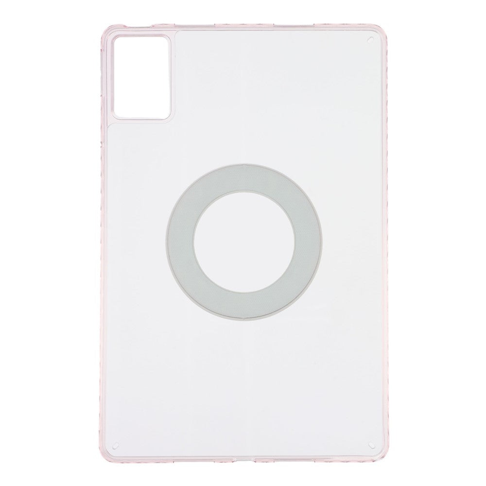 For Lenovo Idea Tab (TB336ZU  /  TB336FU)  /  Xiaoxin Pad 11 2025 Case Folding Stand Magnetic Leather Tablet Cover - Pink