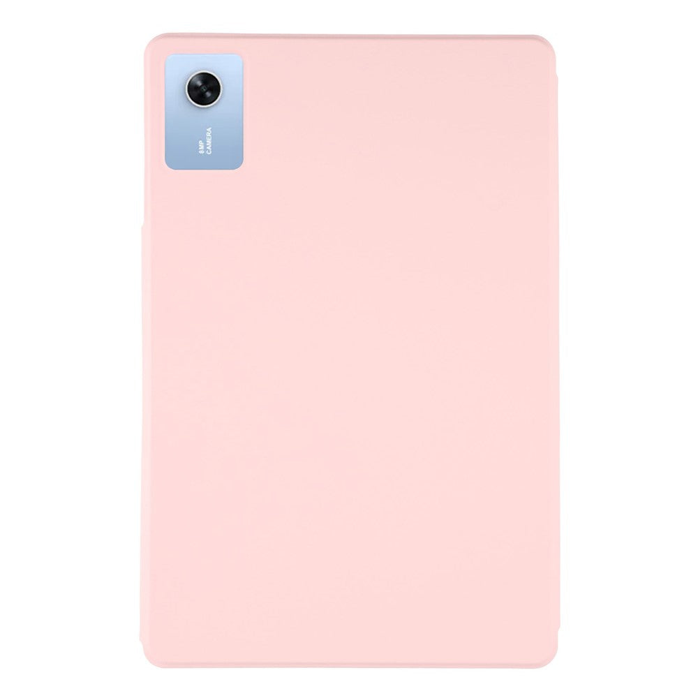 For Lenovo Idea Tab (TB336ZU  /  TB336FU)  /  Xiaoxin Pad 11 2025 Case Folding Stand Magnetic Leather Tablet Cover - Pink