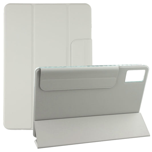 For Lenovo Idea Tab (TB336ZU  /  TB336FU)  /  Xiaoxin Pad 11 2025 Case Folding Stand Magnetic Leather Tablet Cover - Grey