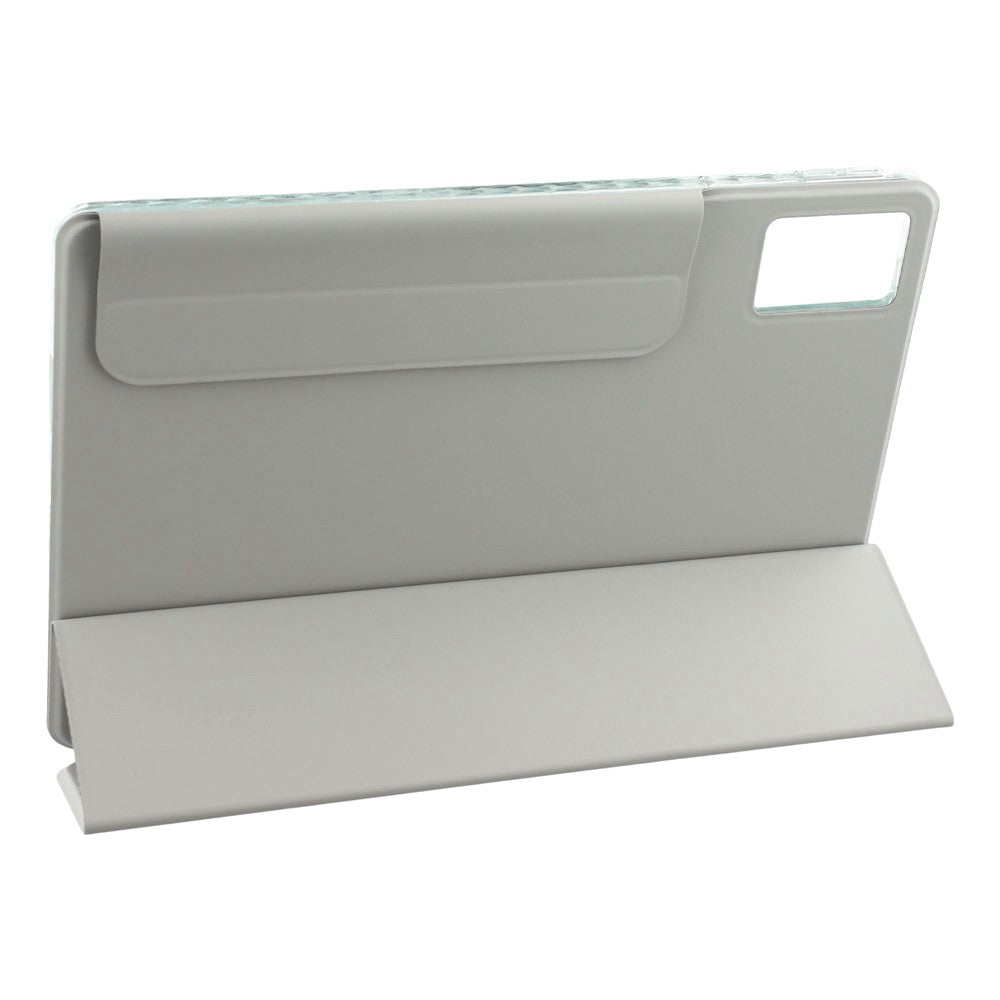 For Lenovo Idea Tab (TB336ZU  /  TB336FU)  /  Xiaoxin Pad 11 2025 Case Folding Stand Magnetic Leather Tablet Cover - Grey