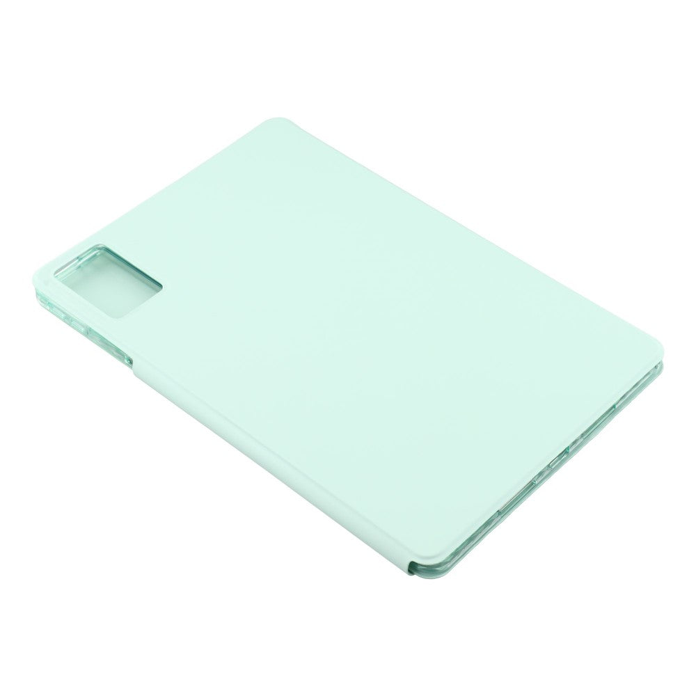 For Lenovo Idea Tab (TB336ZU  /  TB336FU)  /  Xiaoxin Pad 11 2025 Case Folding Stand Magnetic Leather Tablet Cover - Light Green
