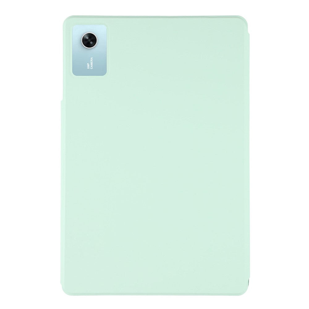 For Lenovo Idea Tab (TB336ZU  /  TB336FU)  /  Xiaoxin Pad 11 2025 Case Folding Stand Magnetic Leather Tablet Cover - Light Green