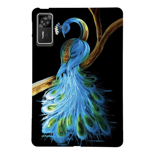 For Lenovo Legion Y700 Gen 4 Case Pattern Printing Slim Soft TPU Tablet Cover - Peacock