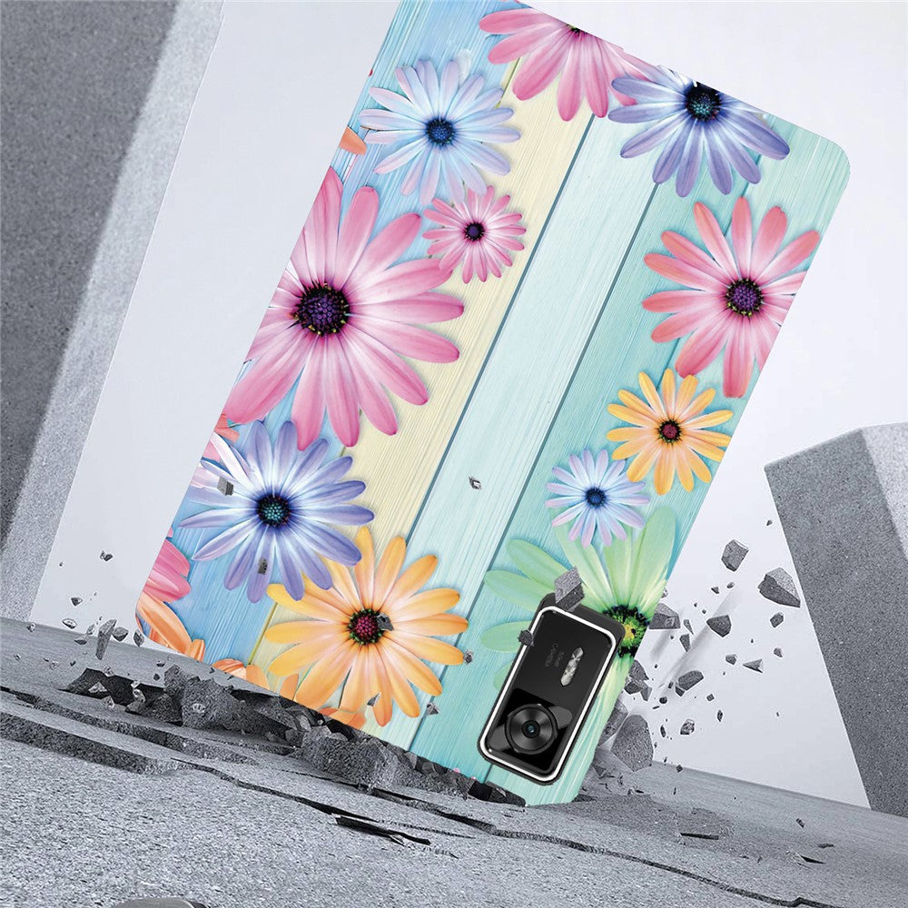 For Lenovo Legion Y700 Gen 4 Case Pattern Printing Slim Soft TPU Tablet Cover - Sunflower