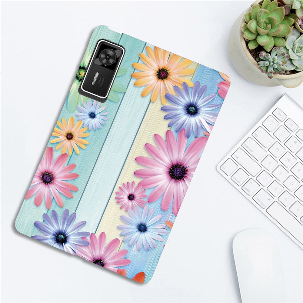 For Lenovo Legion Y700 Gen 4 Case Pattern Printing Slim Soft TPU Tablet Cover - Sunflower
