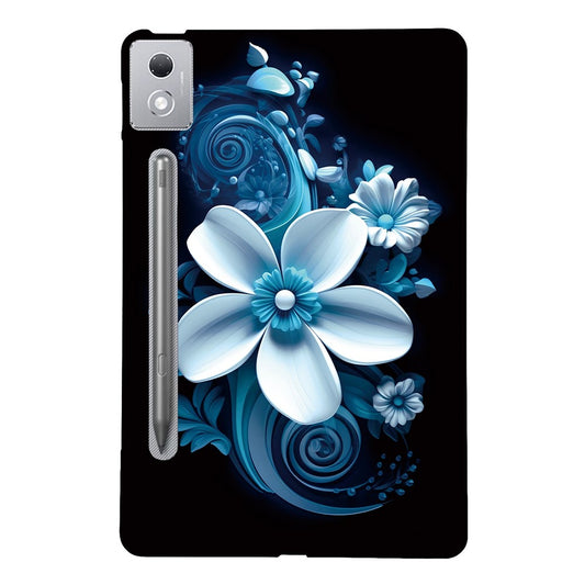 For Lenovo Tab P12 Pro 12.7 2025  /  Xiaoxin Pad Pro 12.7 (2025) Case Pattern Printing Slim Soft TPU Tablet Cover - Black Orchid