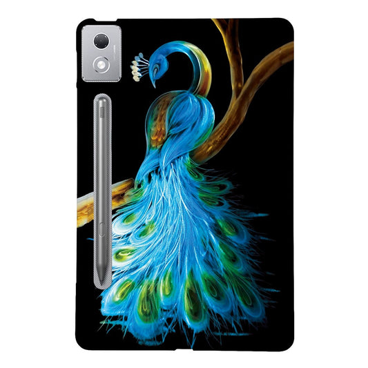 For Lenovo Tab P12 Pro 12.7 2025  /  Xiaoxin Pad Pro 12.7 (2025) Case Pattern Printing Slim Soft TPU Tablet Cover - Peacock